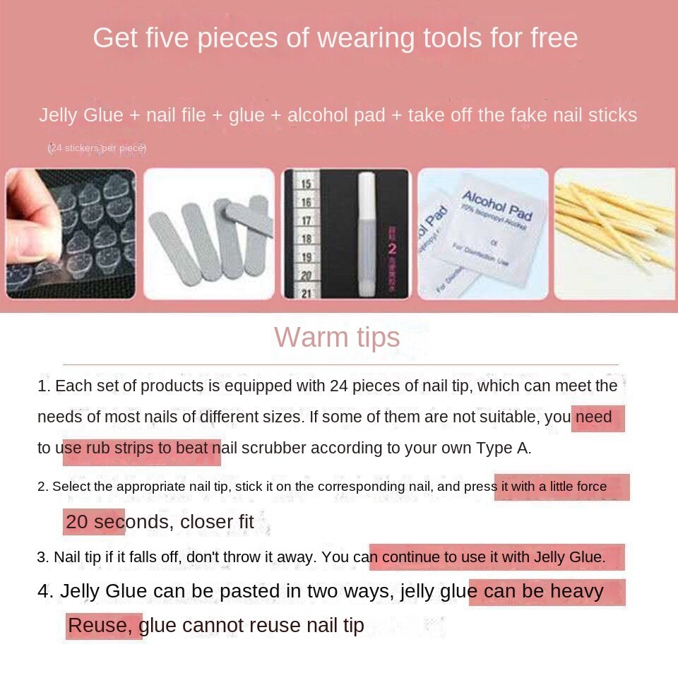 Press on Nails Set【 Amazing Bundle 2 Pairs】- Heartzcore