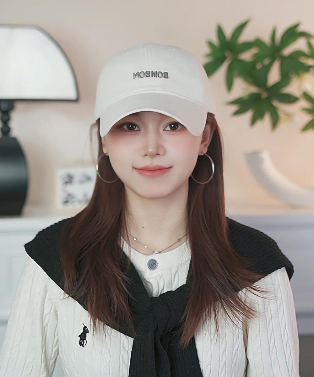 Einfache Buchstaben bestickte Baseballkappe in Rosa