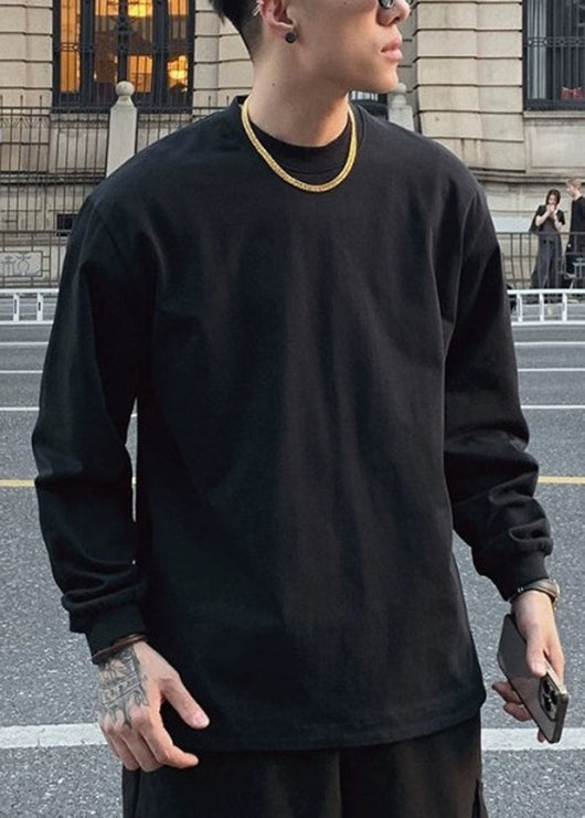 Einfache weiße O-Ausschnitt Baumwolle beste T-Shirts für Männer Herbst EQ014