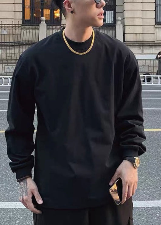 Einfache weiße O-Ausschnitt Baumwolle beste T-Shirts für Männer Herbst EQ014