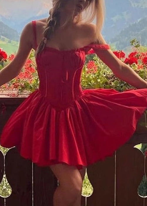 Slim Fit Weißes Spitzenkleid aus massiver Baumwolle, mittellang, ärmellos YZ035
