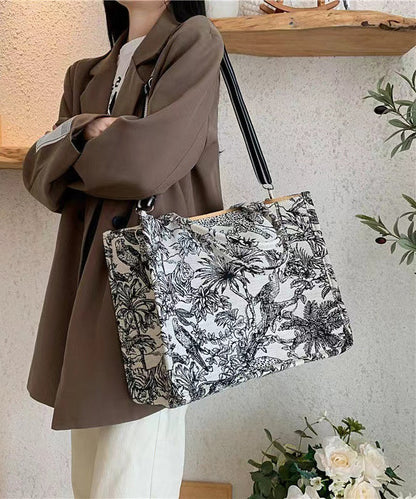 Sac à main de grande capacité brodé en jacquard de printemps HJ1059