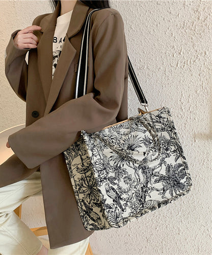 Sac à main de grande capacité brodé en jacquard de printemps HJ1059