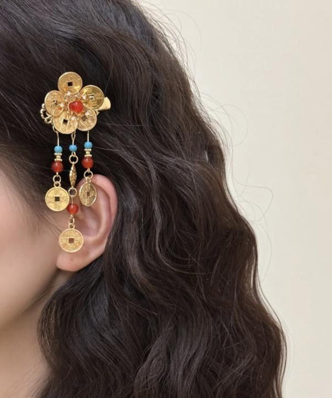 Kupfer Quaste Overgild Sterling Stil Münze Türkis Gold Silber