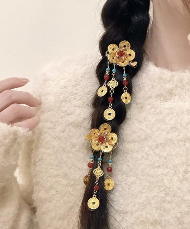 Kupfer Quaste Overgild Sterling Stil Münze Türkis Gold Silber