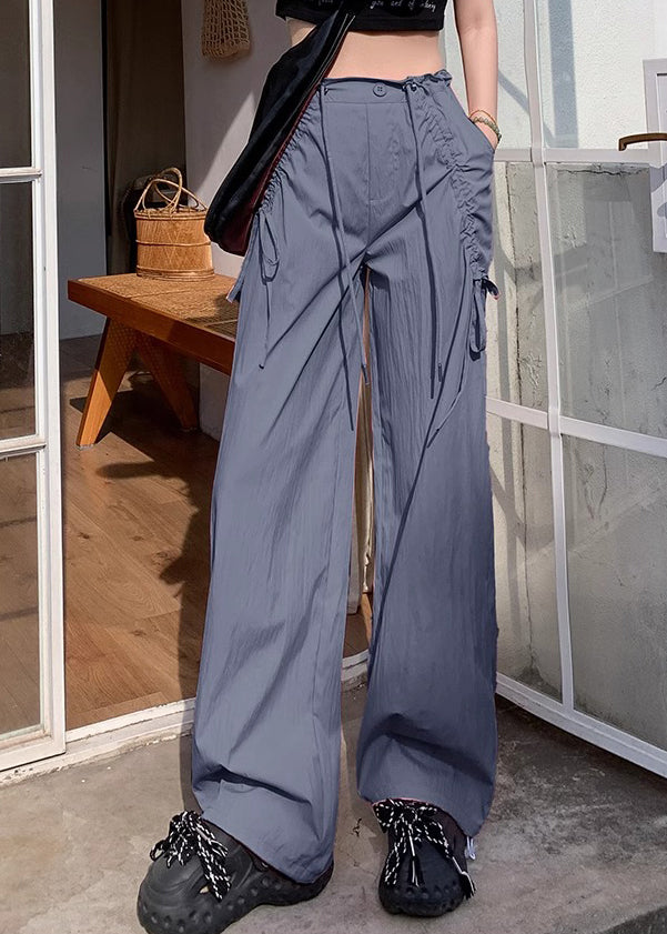 Pantalon à cordon de serrage Séchage Printemps Sports Bow Abricot Rapide Élégant