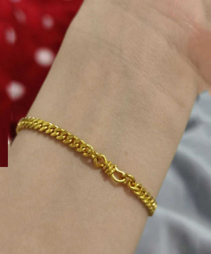 Charm Sterling Stilvolles Gold Silber Armband Overgild