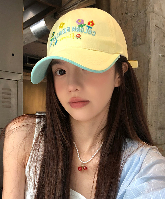 Cap Baseball Hat Embroidered Red Stylish Versatile