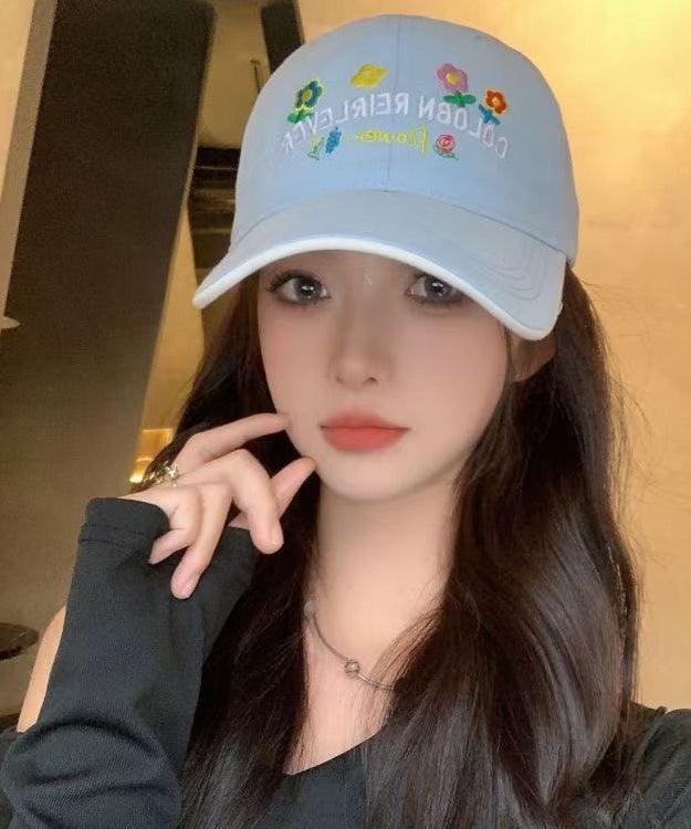 Cap Baseball Hat Embroidered Red Stylish Versatile