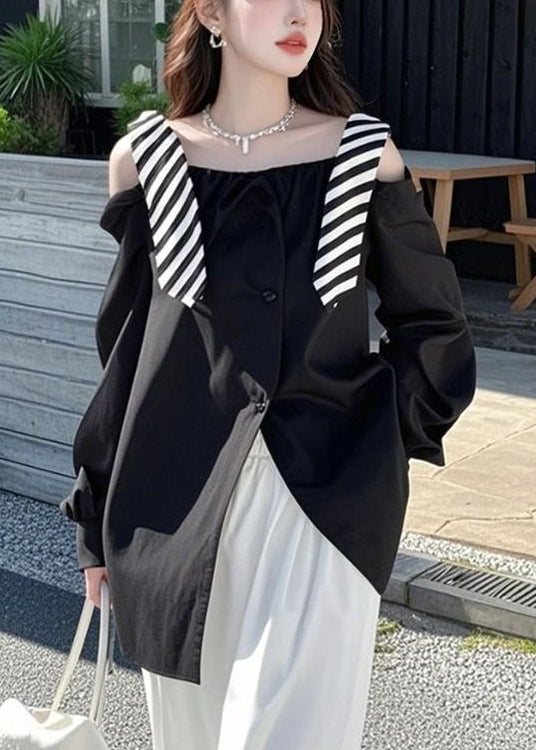 Hemd Seite Offen Frühling Falsch Zwei Rose Stilvolle Stücke Baumwolle