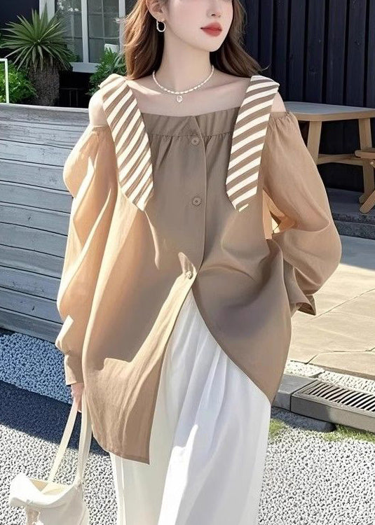 Hemd Seite Offen Frühling Falsch Zwei Rose Stilvolle Stücke Baumwolle