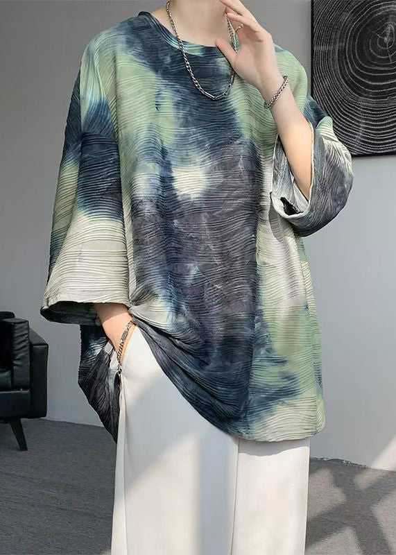 Silk Ice Bracelet Green T Unique Dye O Shirts Neck Mens Tie