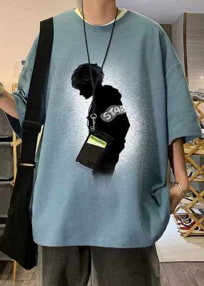 Männer Design Druck Kaffee Vintage T Shirt Original Baumwolle Halb