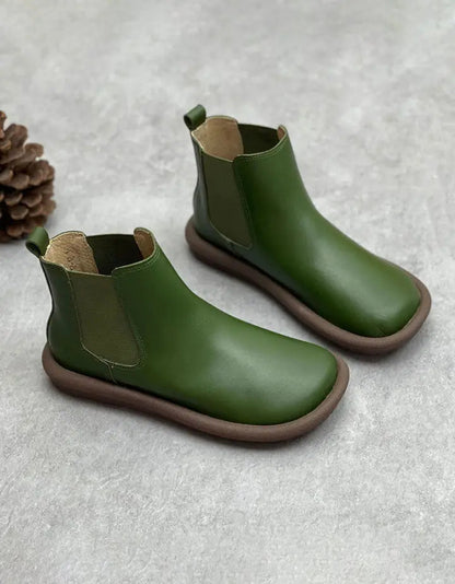 Winter Autumn Handmade Soft Leather Comfortable Boots Ada Fashion