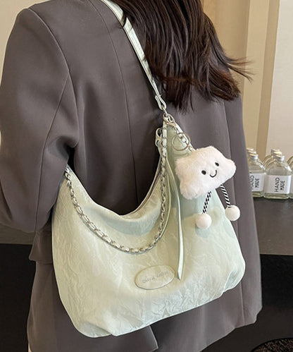 Sacs à bandoulière en cuir de veau blanc pour femme, résistants