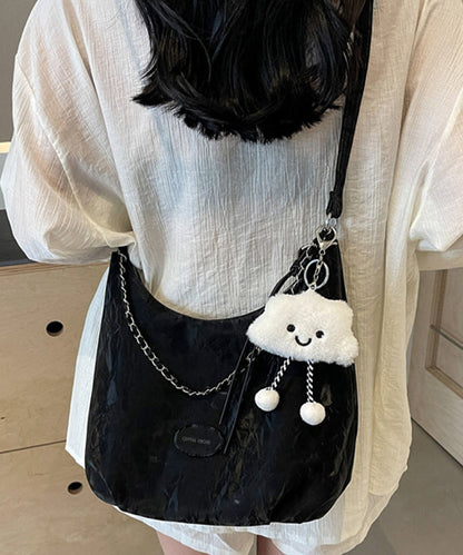 Sacs à bandoulière en cuir de veau blanc pour femme, résistants