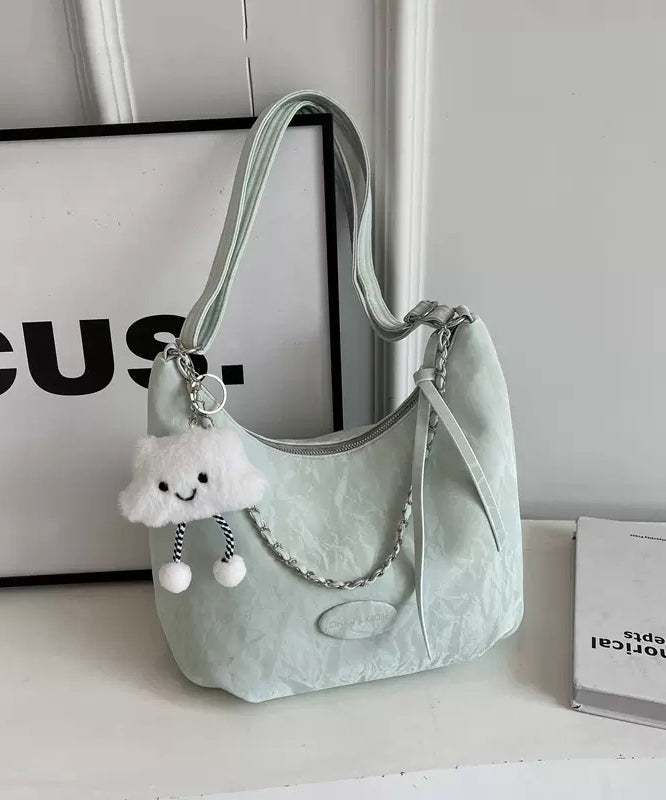 Sacs à bandoulière en cuir de veau blanc pour femme, résistants