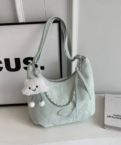 Sacs à bandoulière en cuir de veau blanc pour femme, résistants