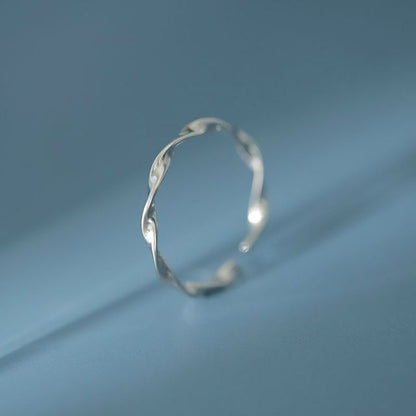 Silver Twisted Ring Sterling