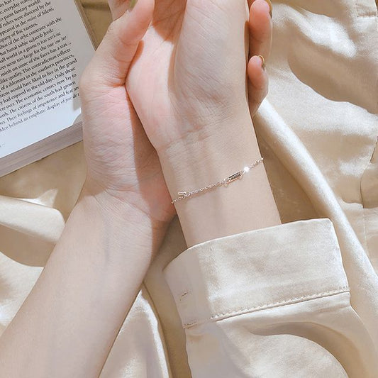 Bracelet Sterling LUCK Silver