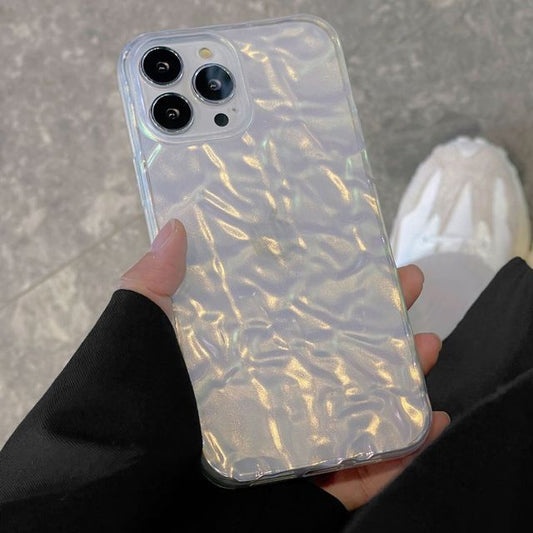 Textured Transparent Case Phone