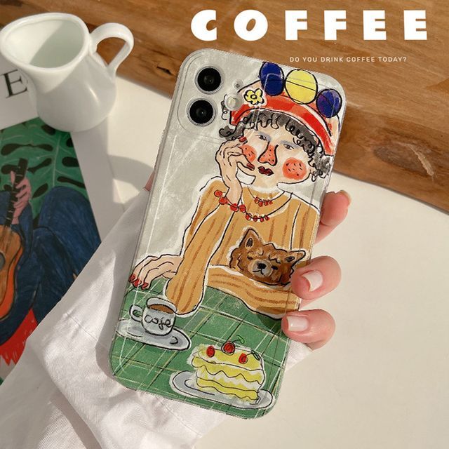 Phone Cartoon Case Transparent