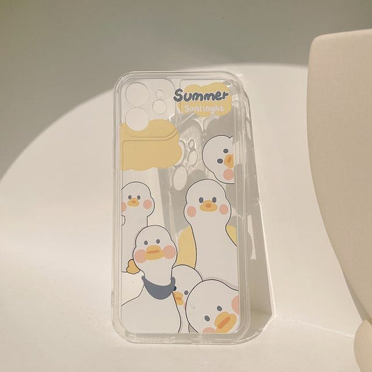 Case Transparent Phone Duck