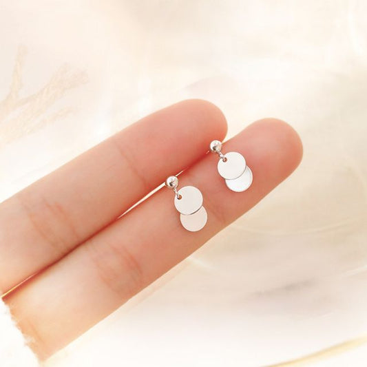 Disc Earring Drop
