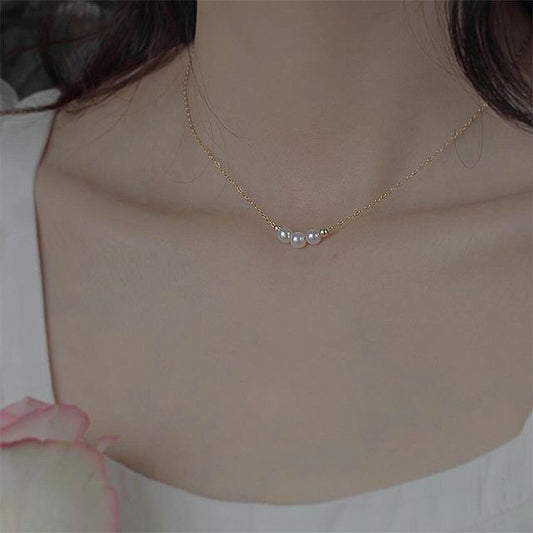 Necklace Faux Pearl