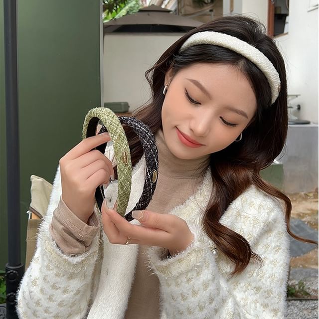 Logo Tweed Headband