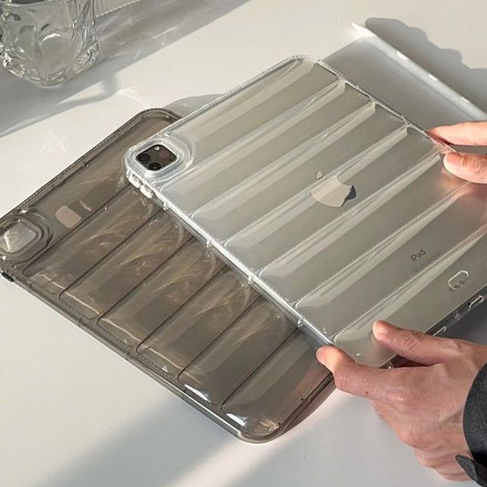 iPad Transparent Textured Case
