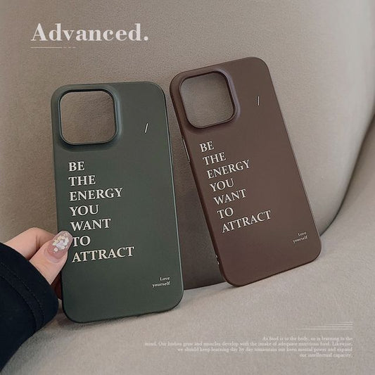 Lettering Case Phone