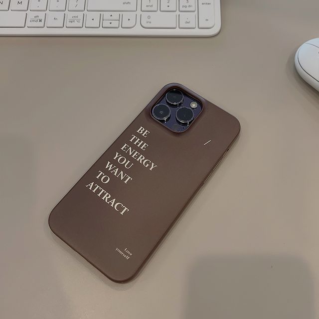 Lettering Case Phone