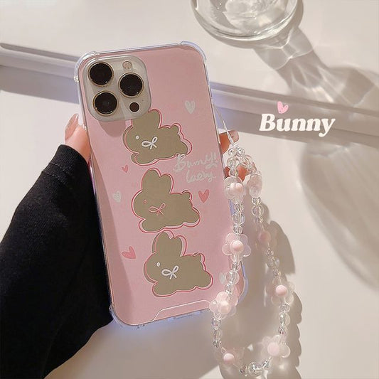 Phone Rabbit Mirrored Case