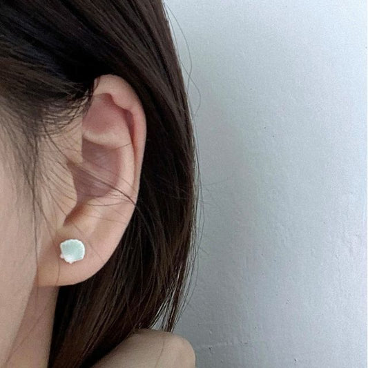 Silver Sterling Shell Earring