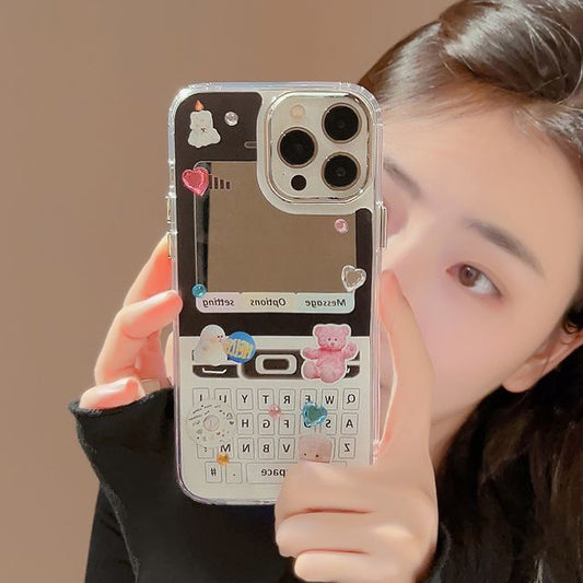 Vintage Case Cellphone Phone Mirrored Print