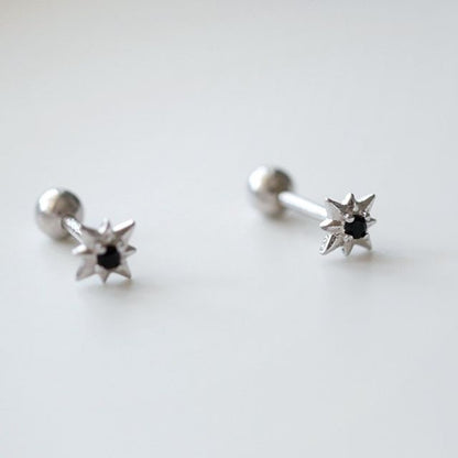 Stud Sterling Silver Star Earring