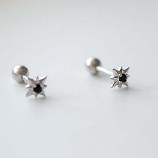 Stud Sterling Silver Star Earring