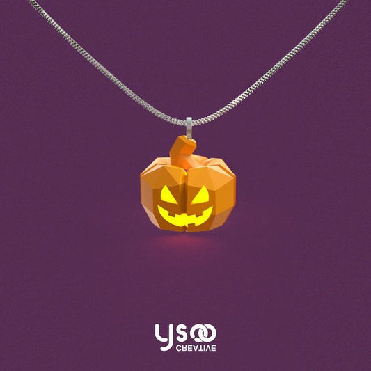 Necklace Halloween Lantern Pumpkin
