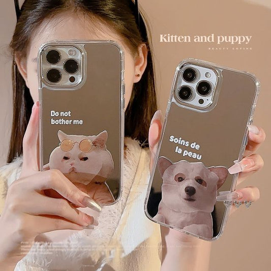 Animal Mirrored Case Phone