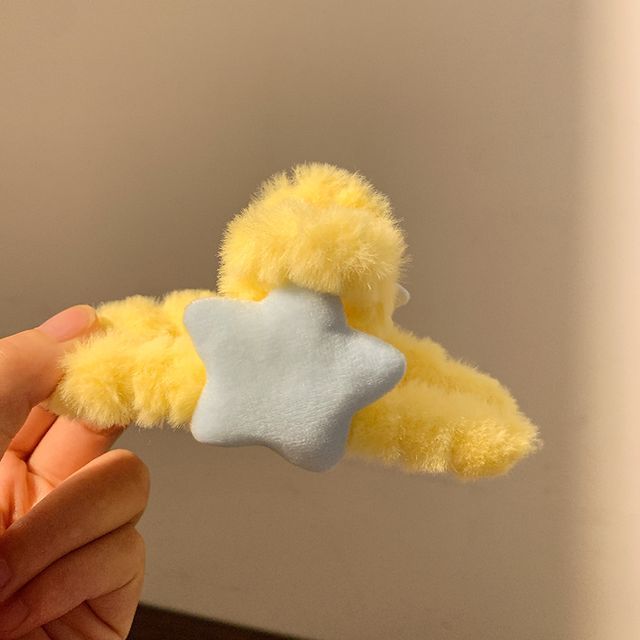 Clamp Chenille Hair Star