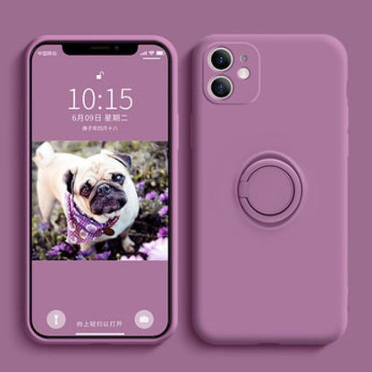 Stand Phone Plain Ring Case