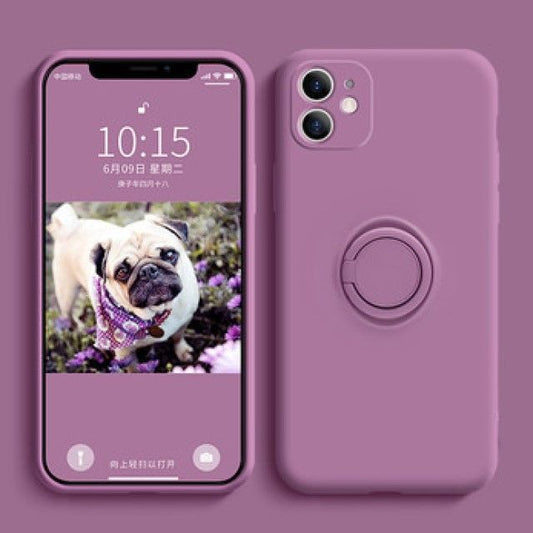 Stand Phone Plain Ring Case