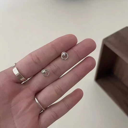 Alloy Stud Bead Earring