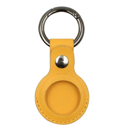 Faux AirTag Leather Keyring Holder