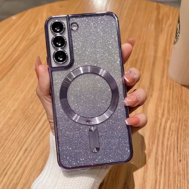Case Phone Magnetic Glitter