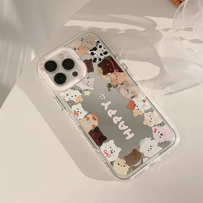 Phone Mirrored Case Cat