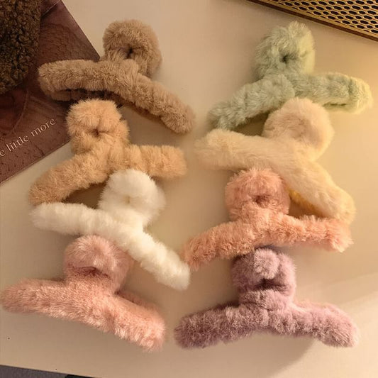 Plain Chenille Clamp Hair