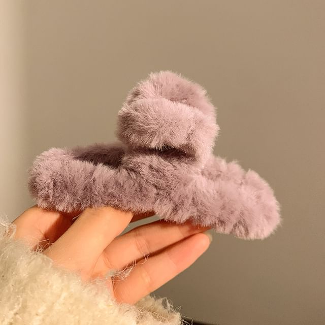 Plain Chenille Clamp Hair