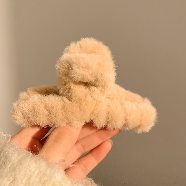 Plain Chenille Clamp Hair